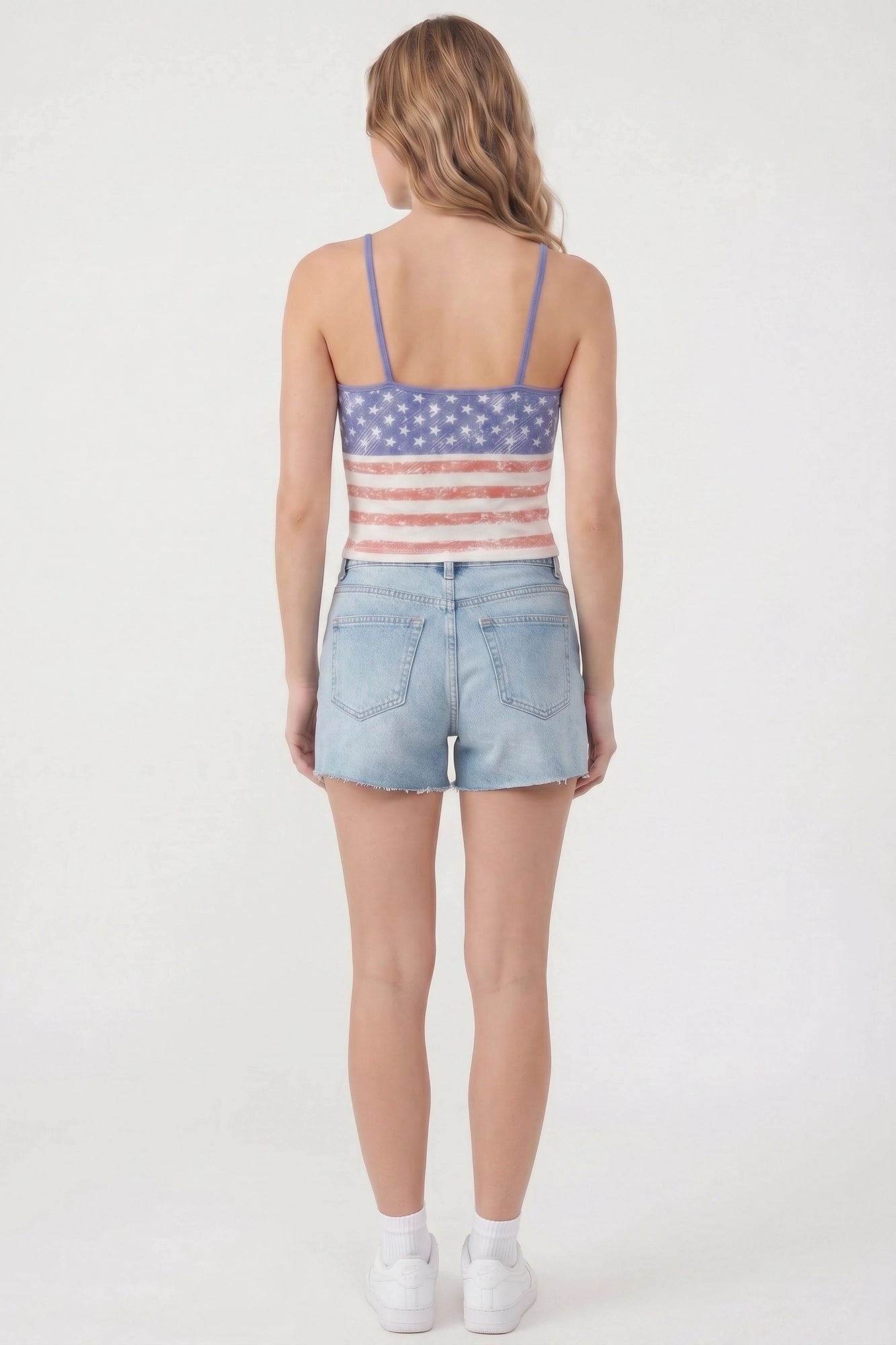 USA Flag Print Cami