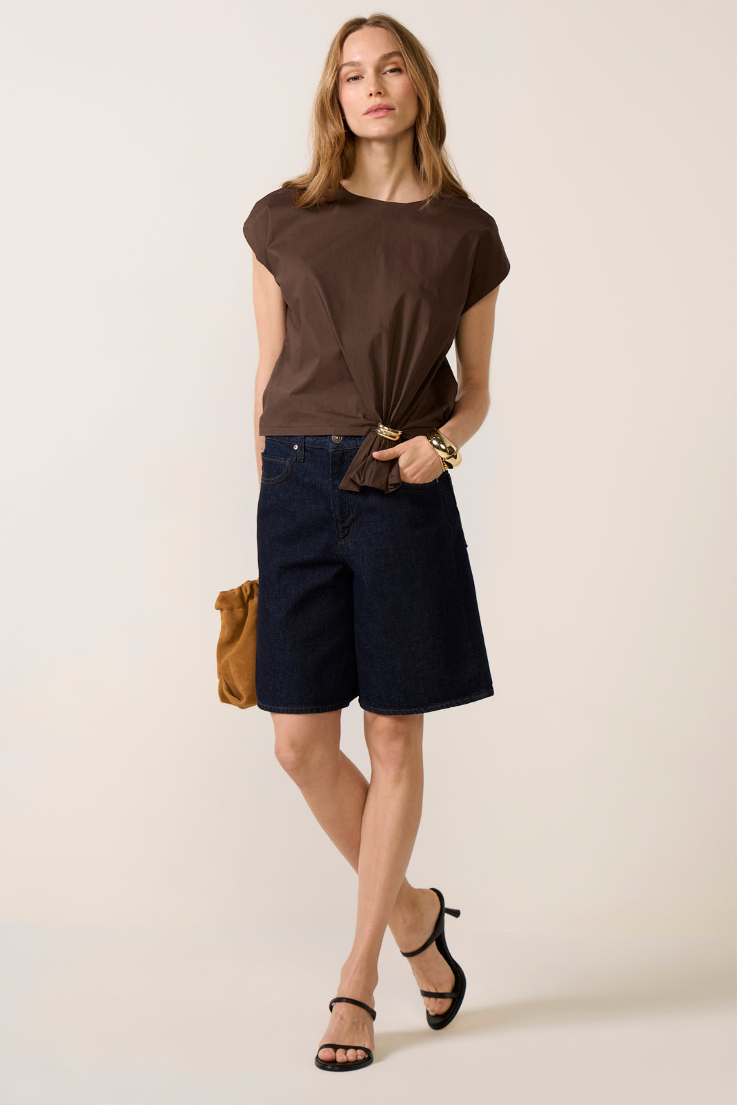 Cora Tie Bottom Blouse