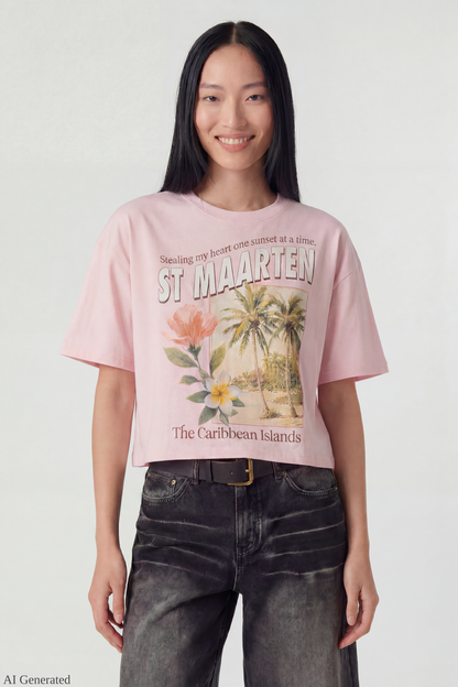 Summer Graphic Boyfriend T-Shirt