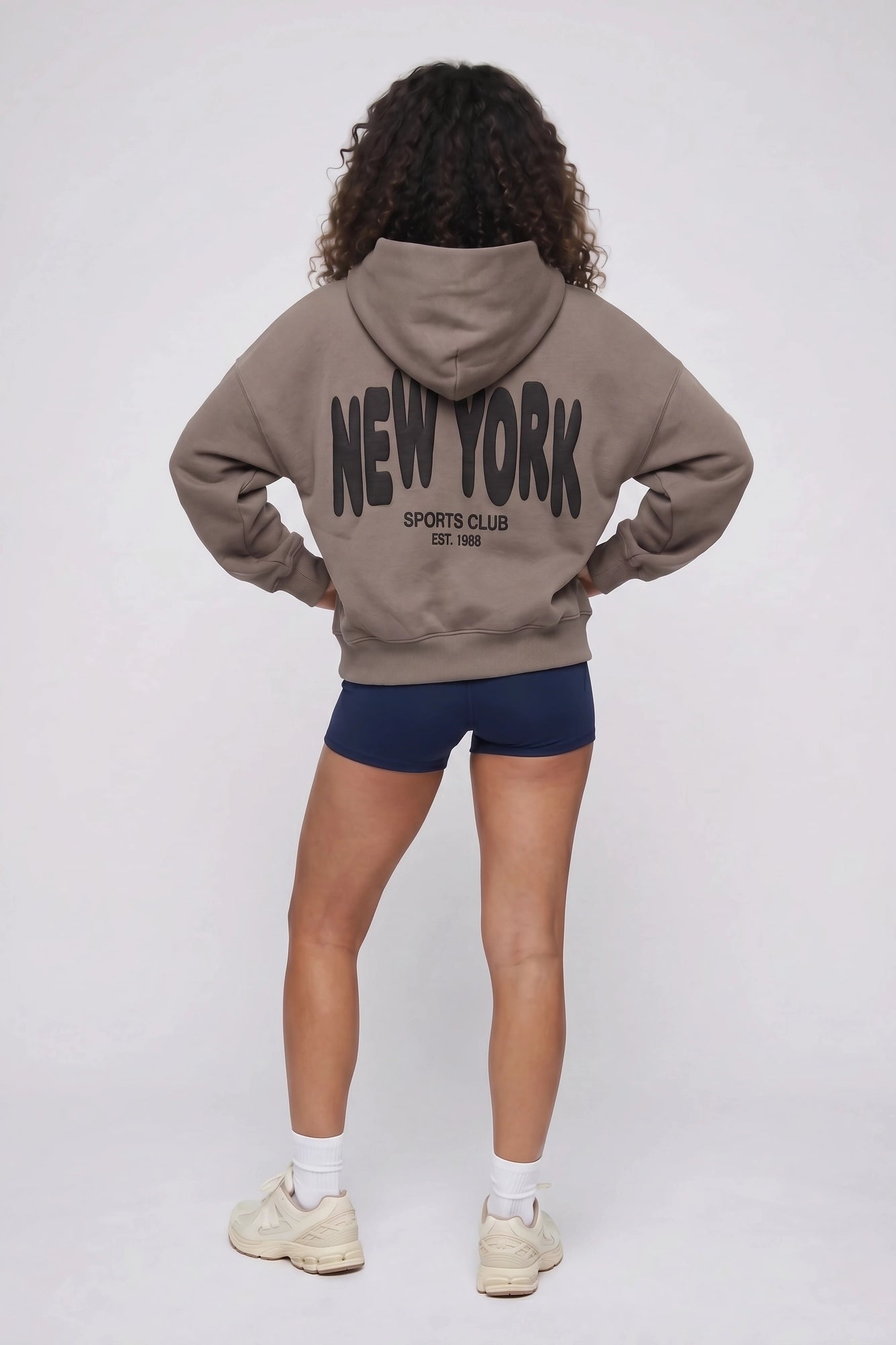 Graphic Boxy Fleece Hoodie