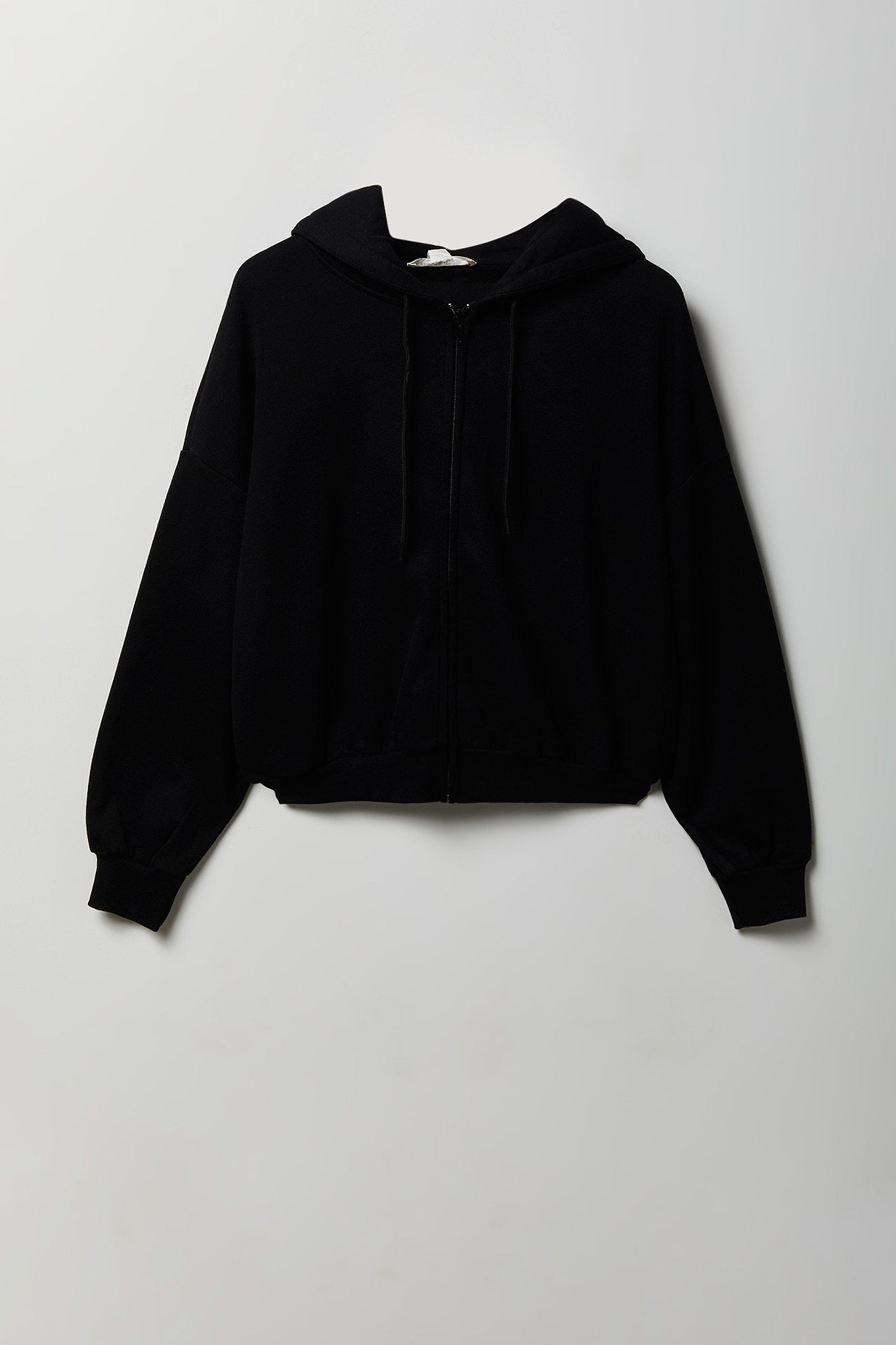 Fleece Boxy Zip Hoodie