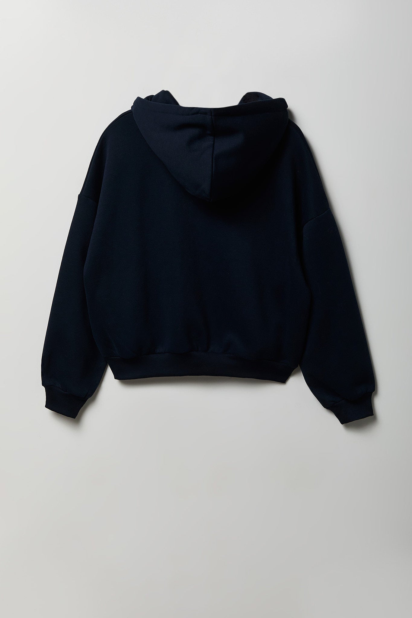 Fleece Boxy Zip Hoodie