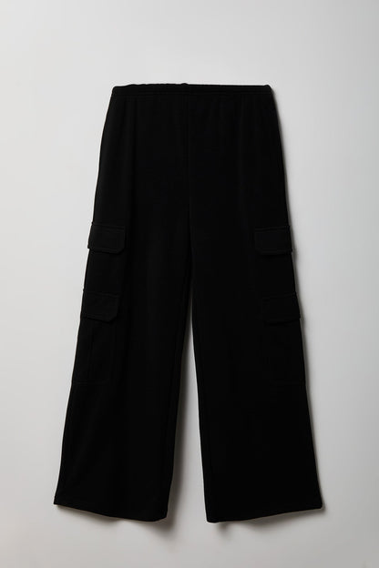 Fleece Ultra-Wide Cargo Sweatpant