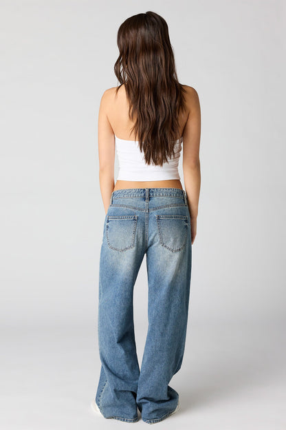 Ripped Washed Jean