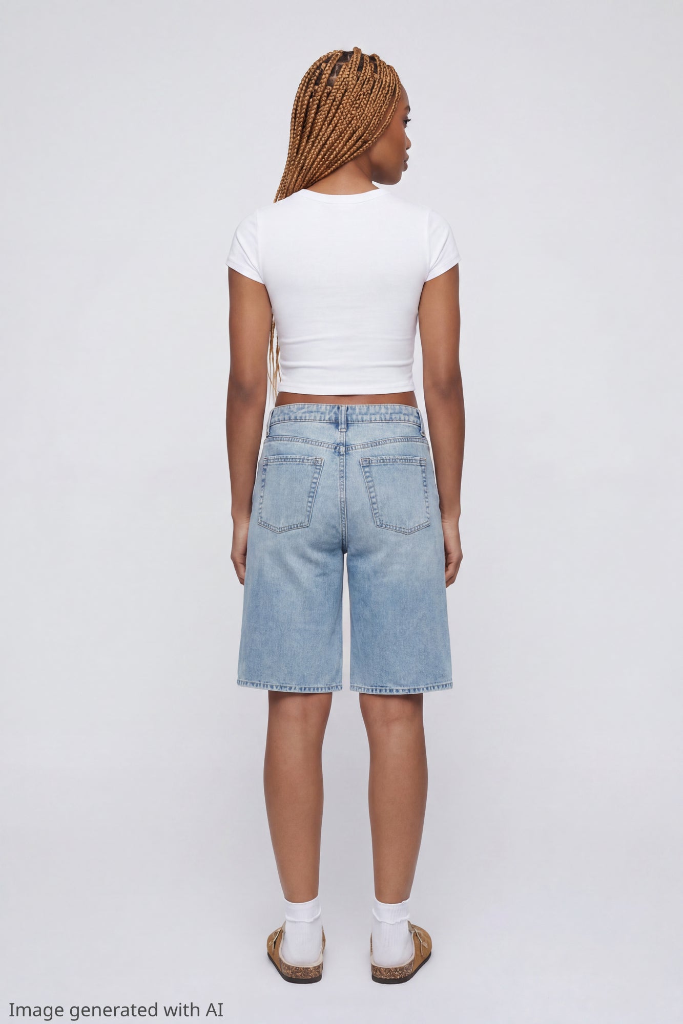 Low Rise Baggy Light Jort 13"