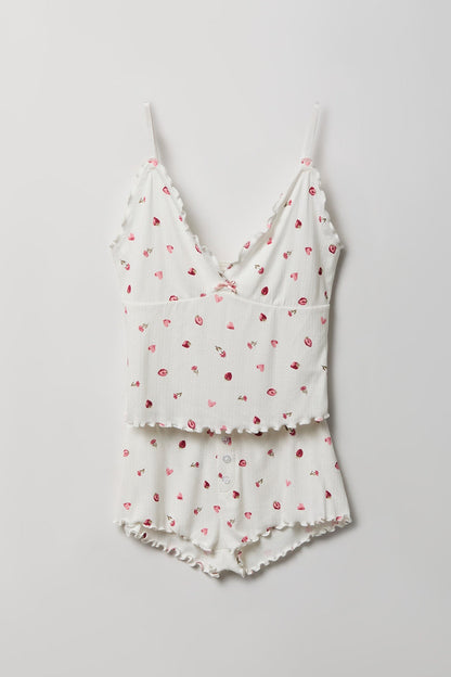 Pointelle Tank & Short Pajama Set