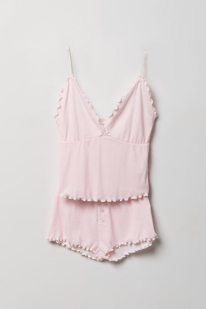 Pointelle Tank & Short Pajama Set