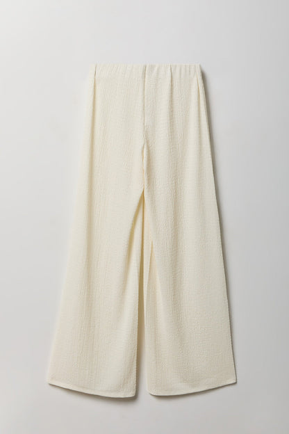 Popcorn Wide Leg Pant