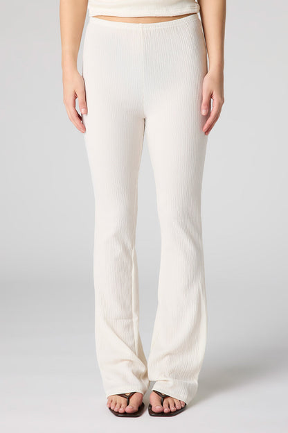 Textured Flare Pant