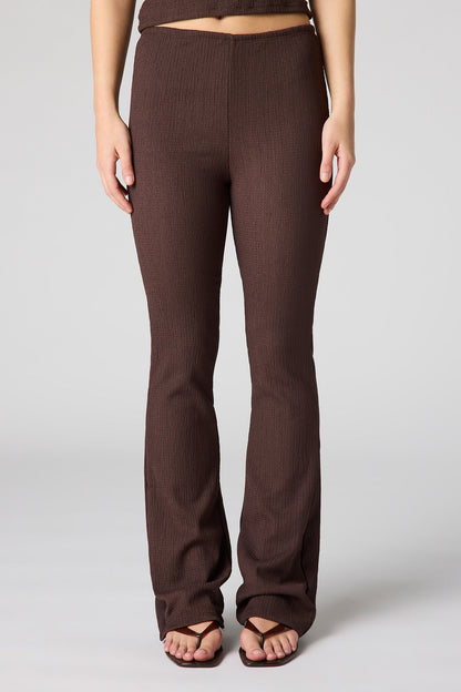 Textured Flare Pant
