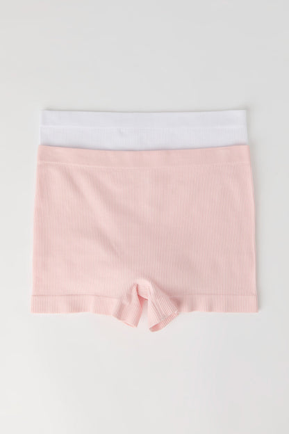 Seamless Ribbed Boy Short (2 Pack)