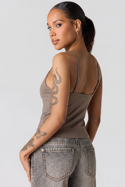 Luxe Heavy Contour V-Neck Cami
