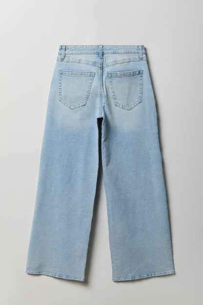 Soho Stretch Mid Rise Super Baggy Light Jean