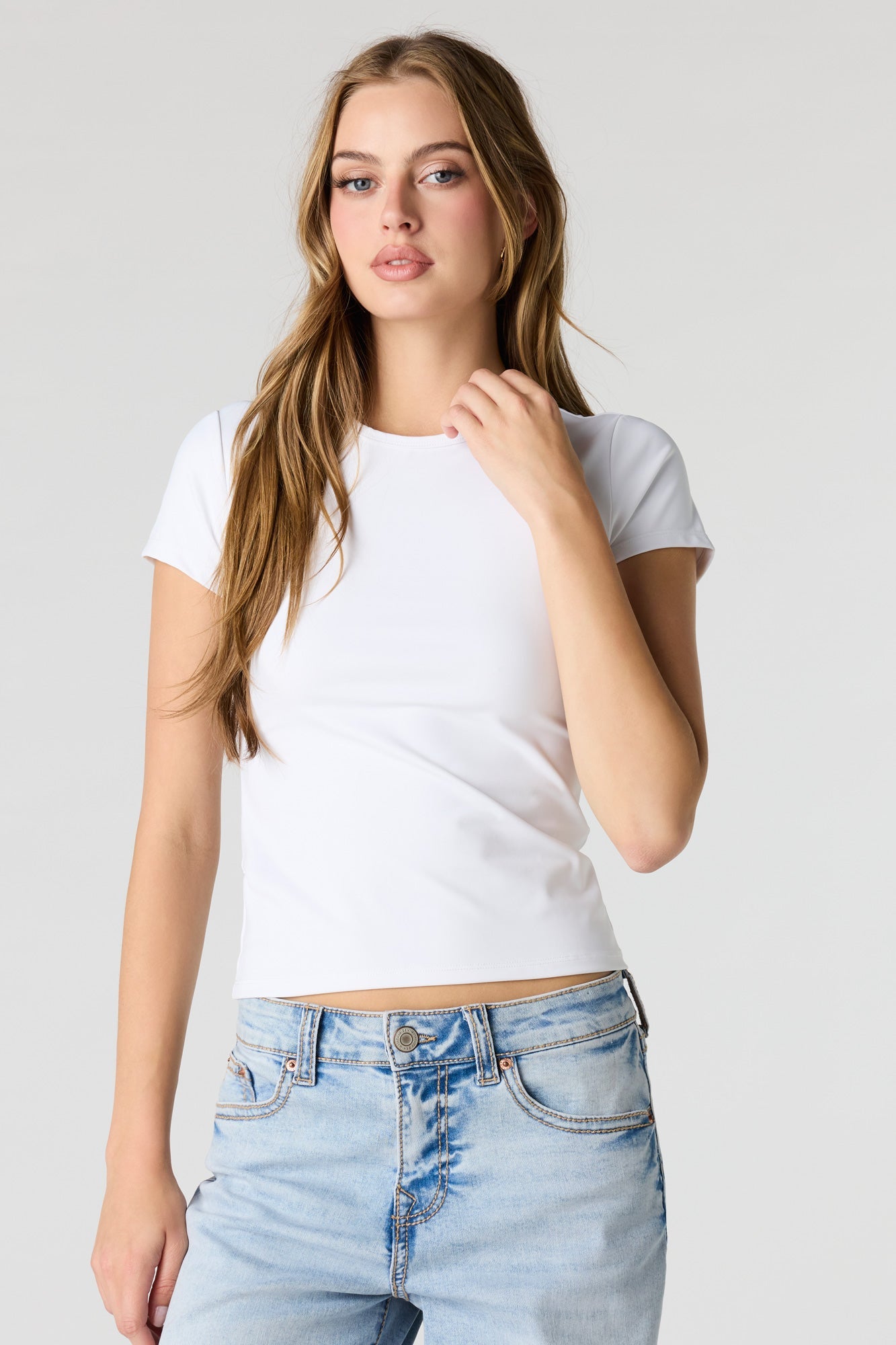Luxe Heavy Contour Crew T-Shirt