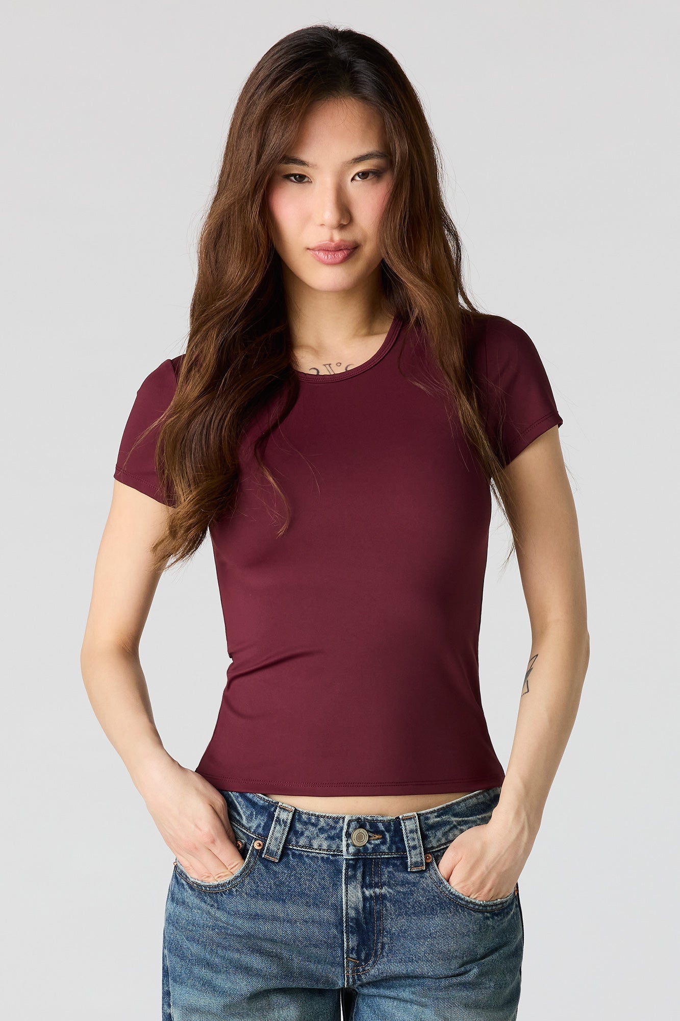 Luxe Heavy Contour Crew T-Shirt