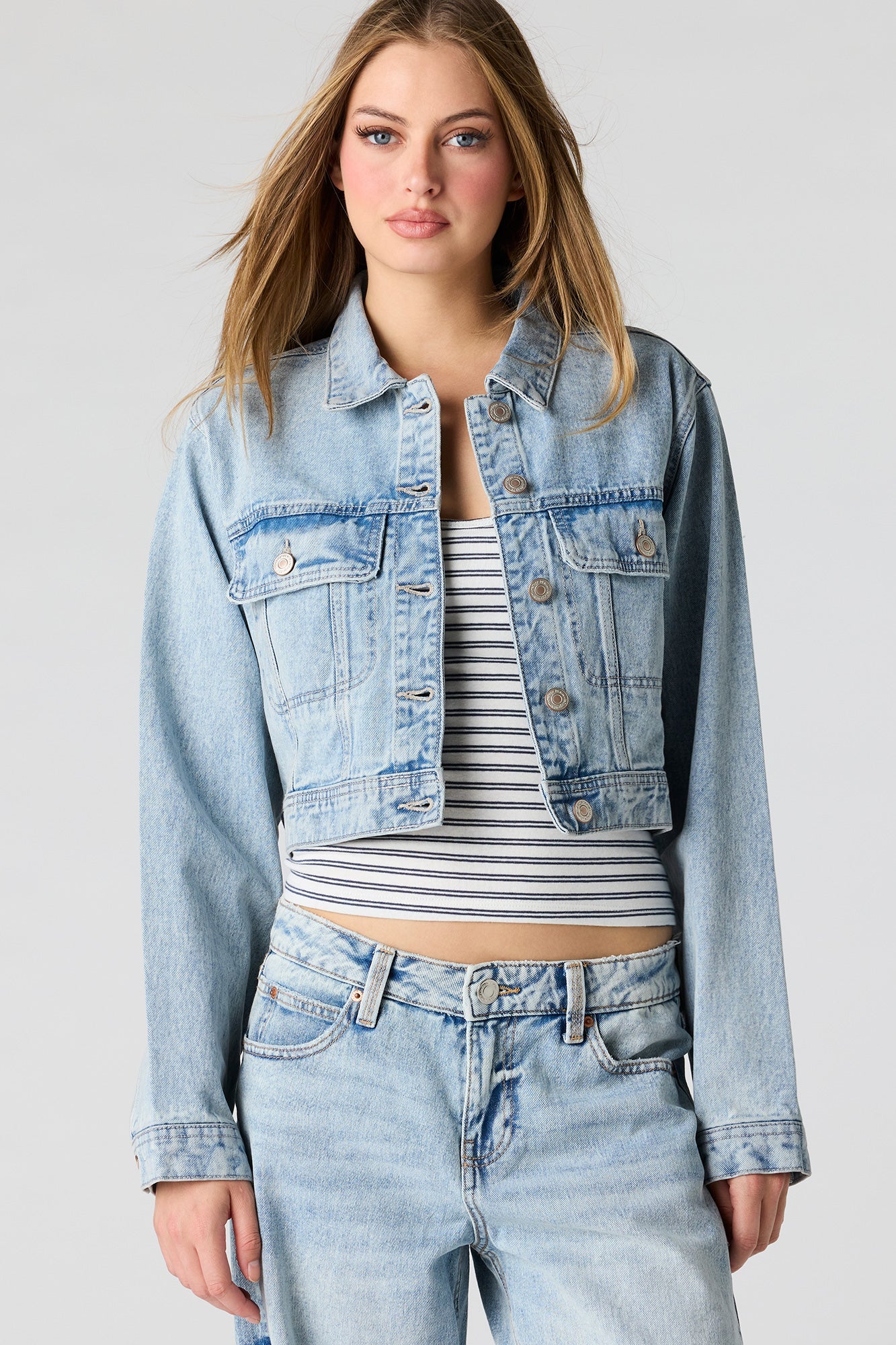 Cropped Denim Jacket