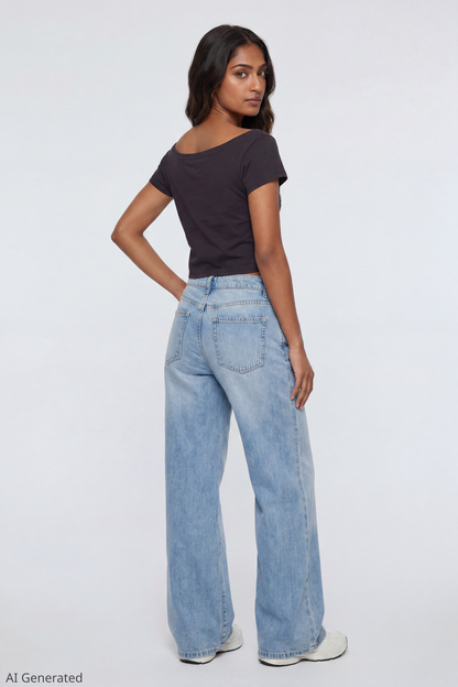 Off Shoulder Graphic T-Shirt