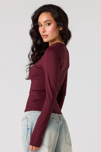 Luxe Heavy Contour Long Sleeve Top