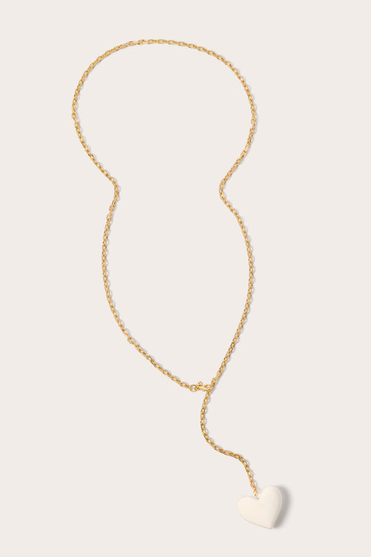Carina Heart Drop Necklace