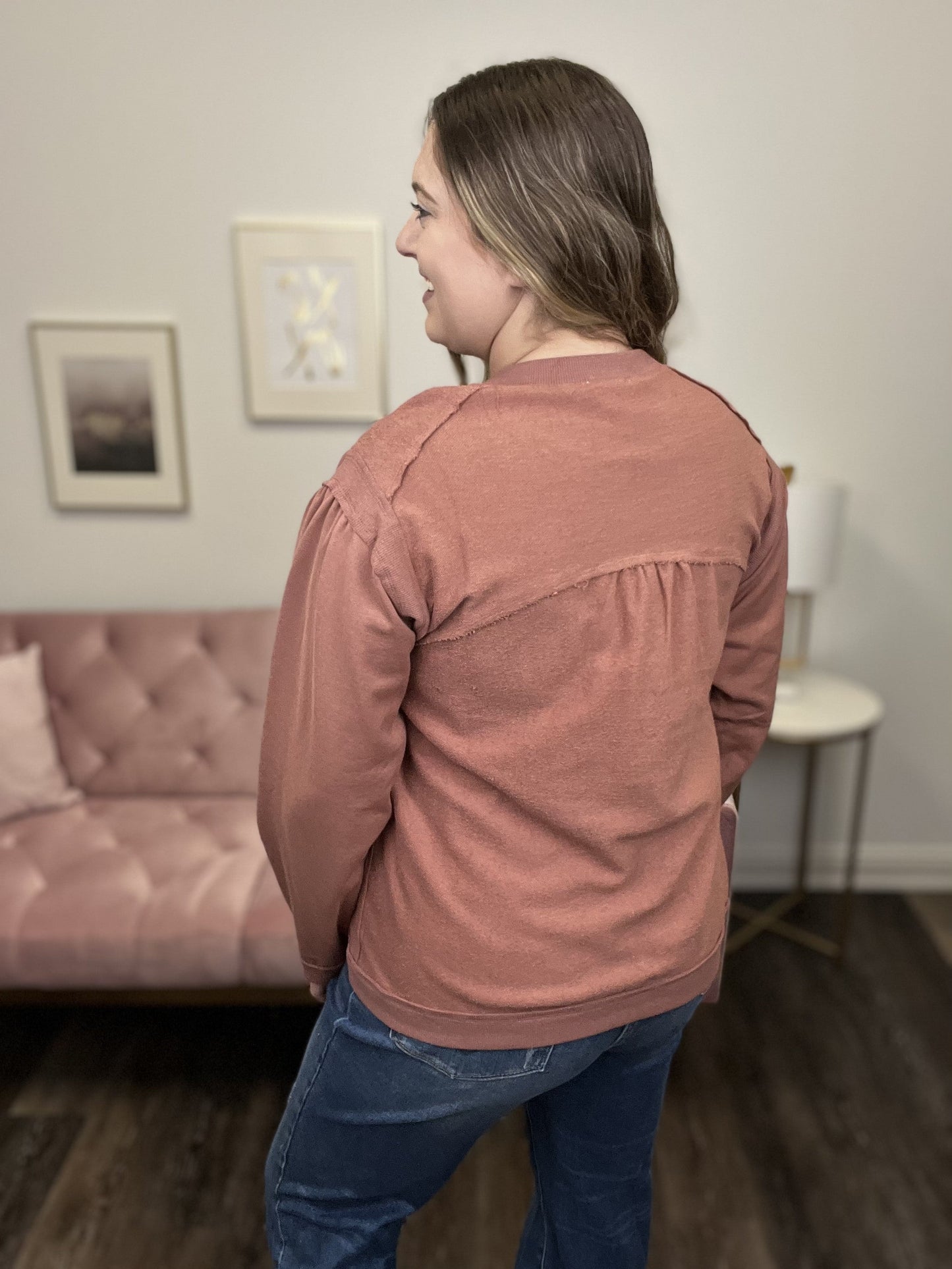Feeling Breezy Women's Ribbed Long Sleeve Top