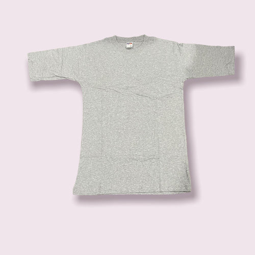 Grey Extended 2 Quarter T-shirt