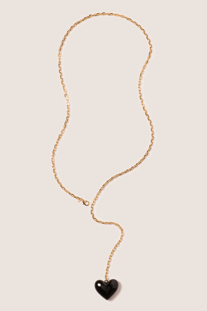 Carina Heart Drop Necklace