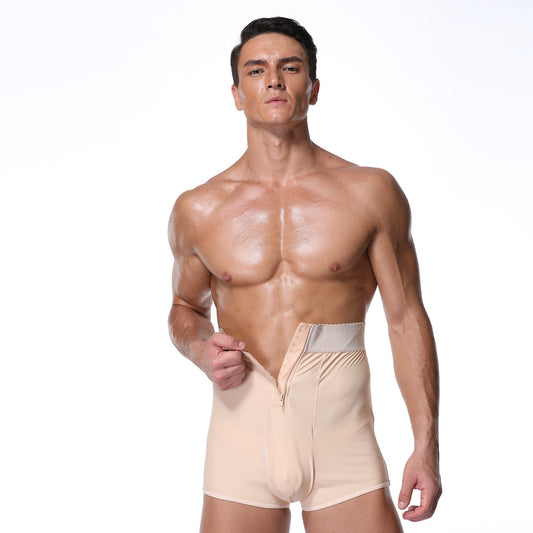 Butt Lifter Popular One-Piece Men's Hip-Lift and Belly Shaping Boxers