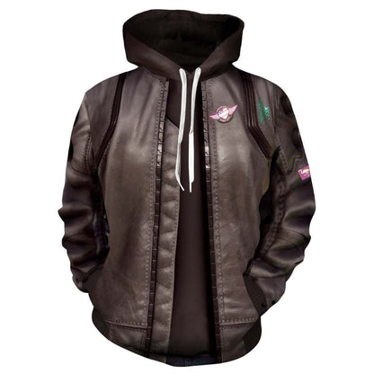 Cyberpunk 2077 Jacket 3D Digital Printing Hooded Cardigan Sweater