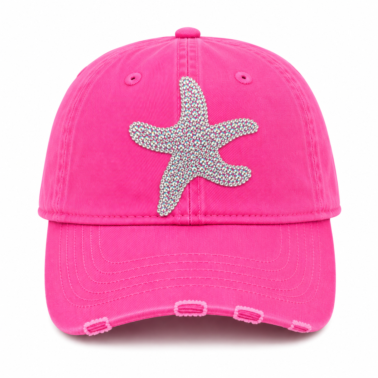 PINK BLING STARFISH HAT