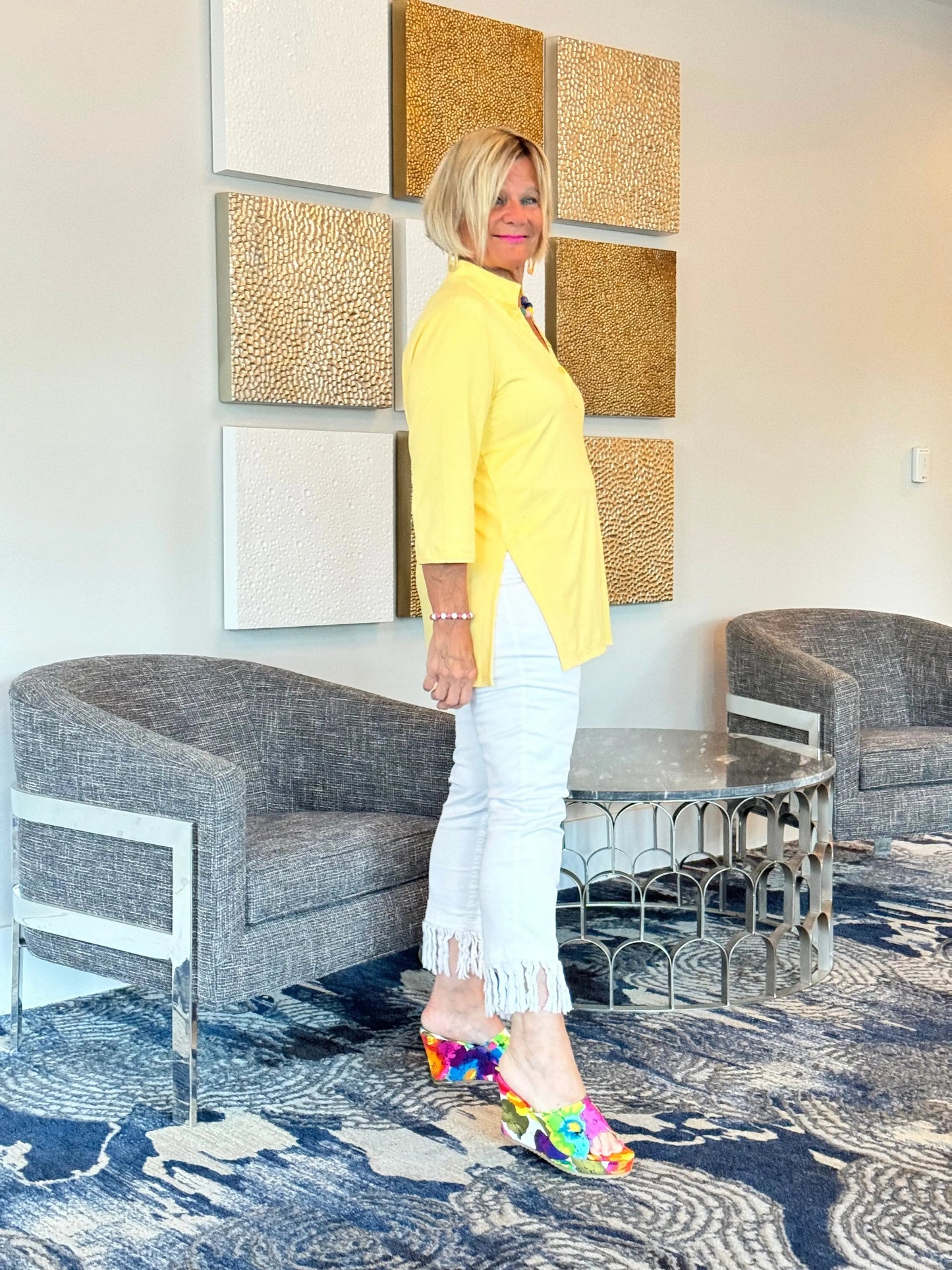 LULU-B YELLOW TUNIC
