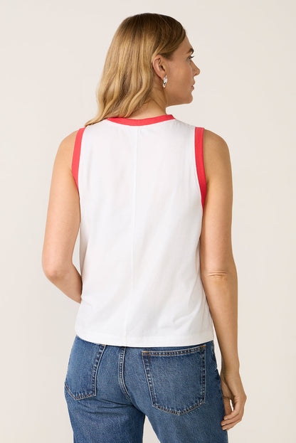 Crew Neck Ringer Tank