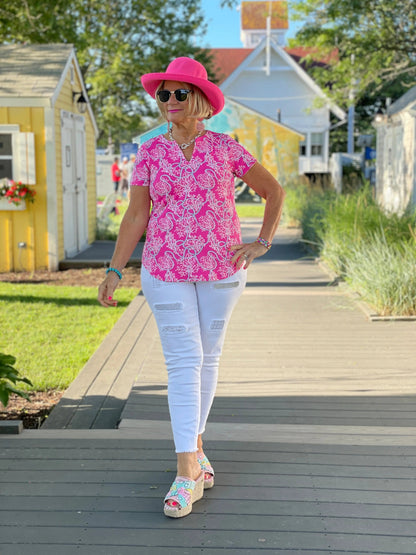 PINK LANE SHORT SLEEVE