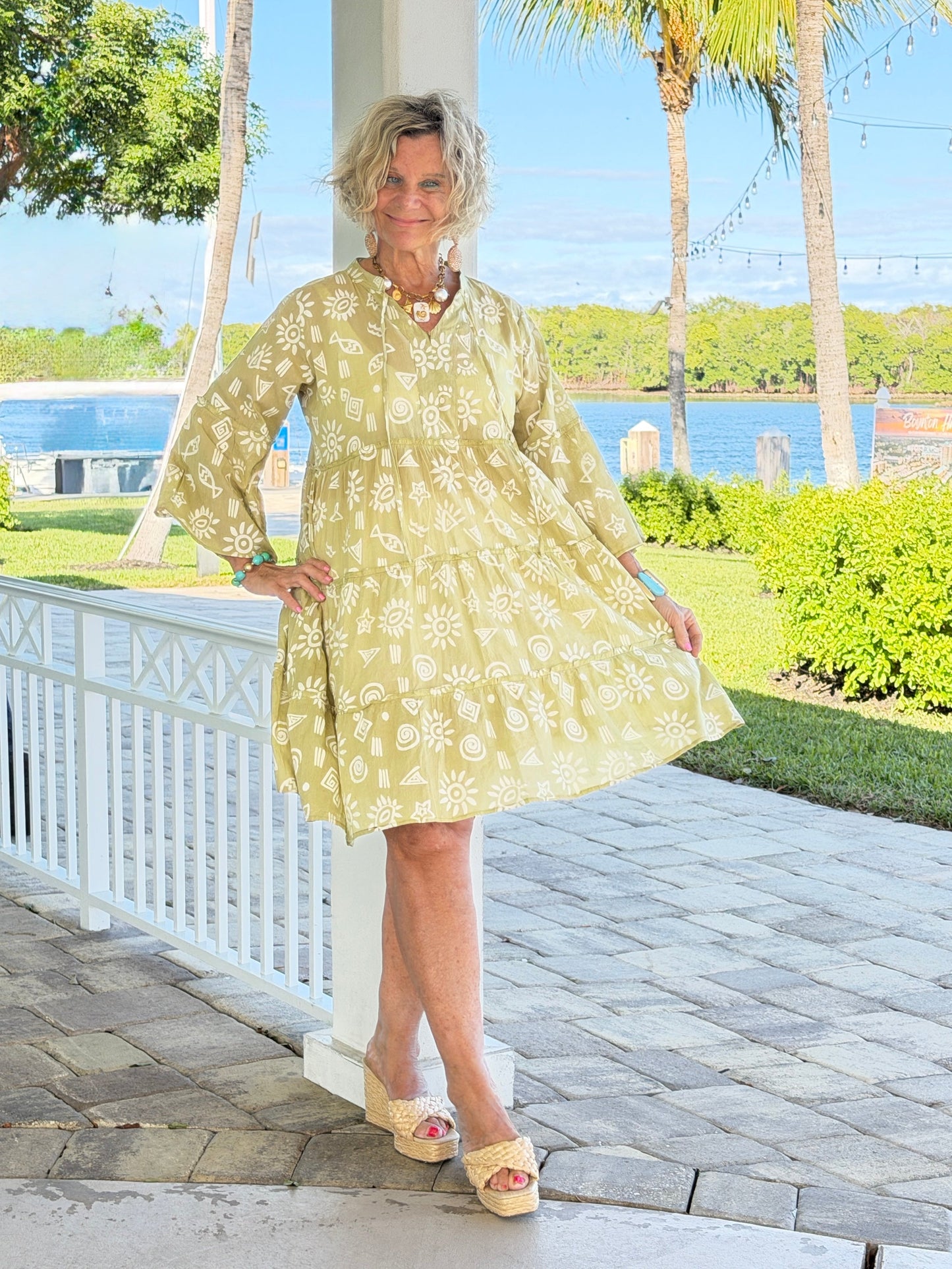 SOUTHERN CHARM COTTON DRESS