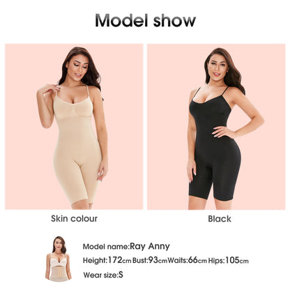 Body Shaper Tummy Control Bodysuit Butt Lifter Trainer Plus Size Sports Slim