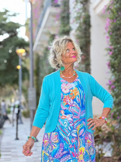 SUMMER BLUE FASHION DRESS