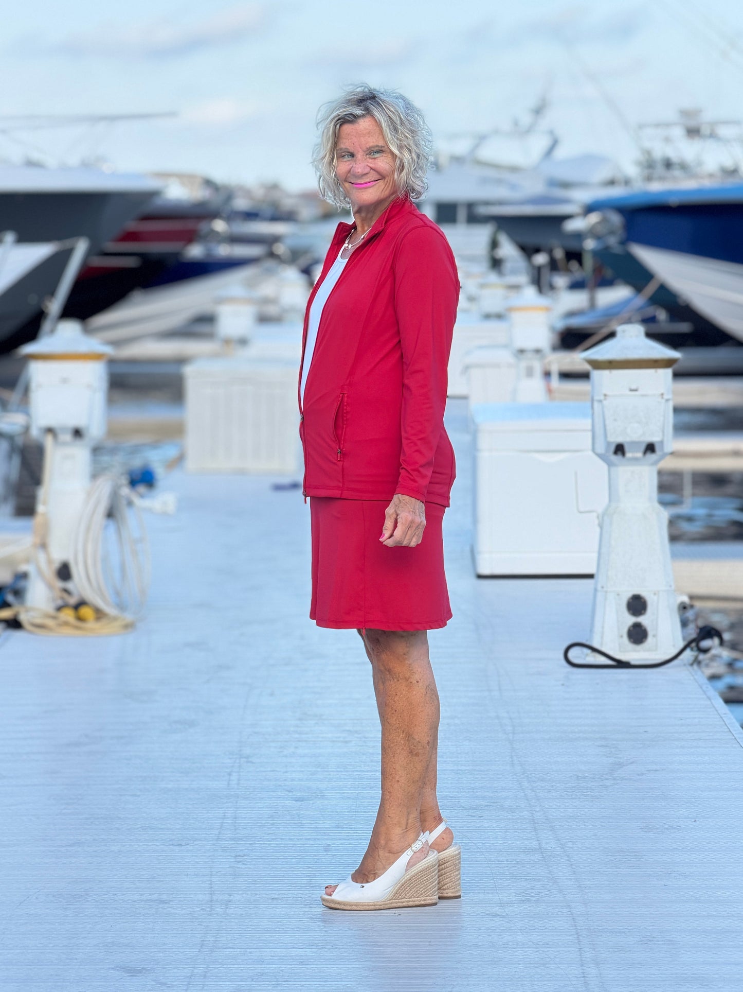 REGATTA RED SKORT