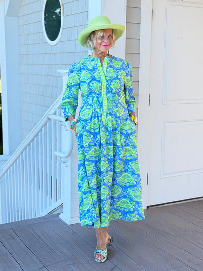 SEA GLASS TREASURE COLLAR MAXI