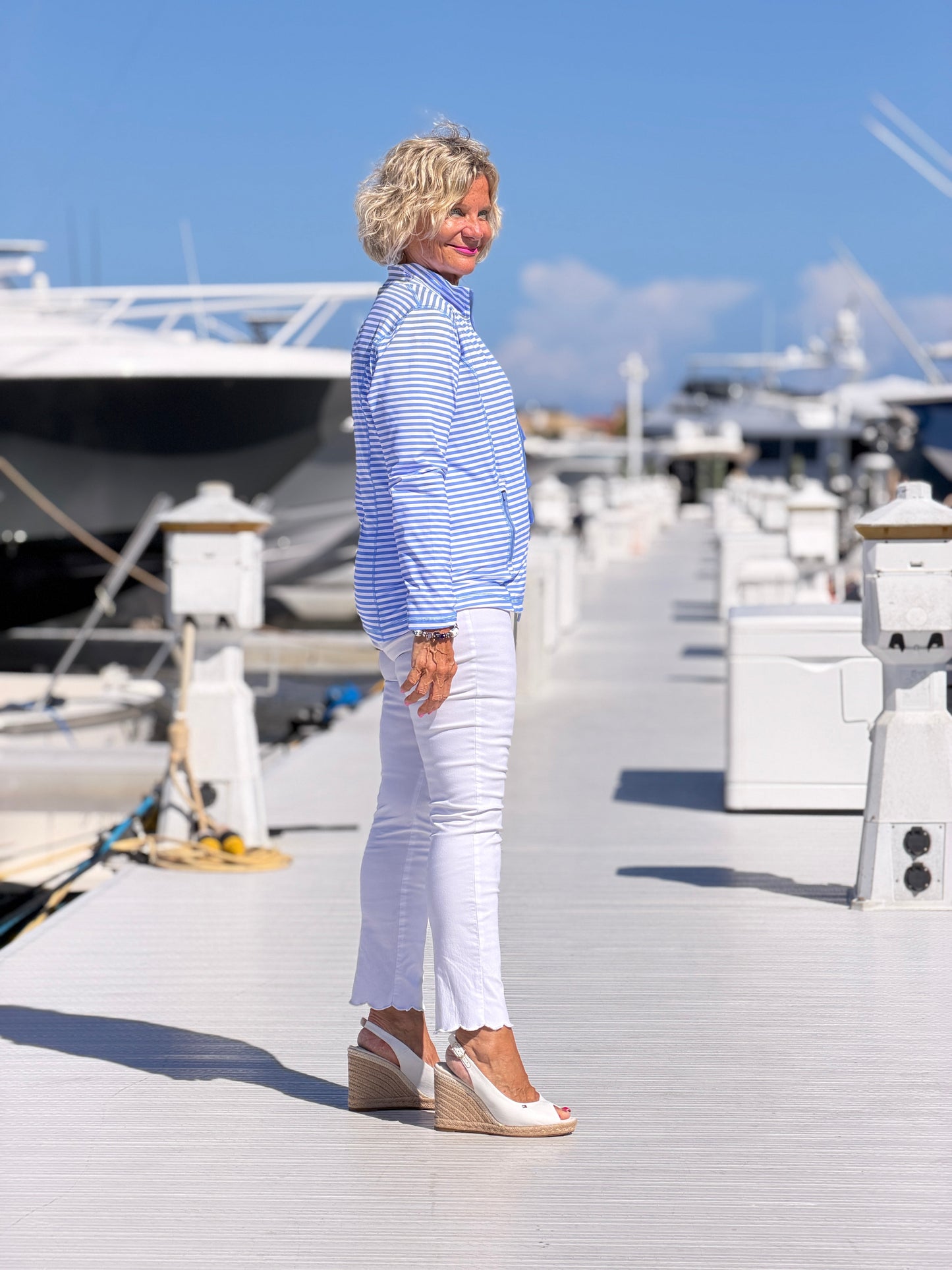 MARINA PERRI FULL ZIPPER JACKET