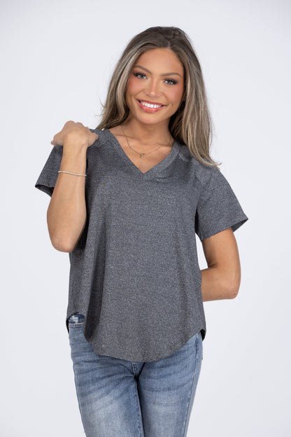 Together As A Team Women's Casual Short Sleeve Top