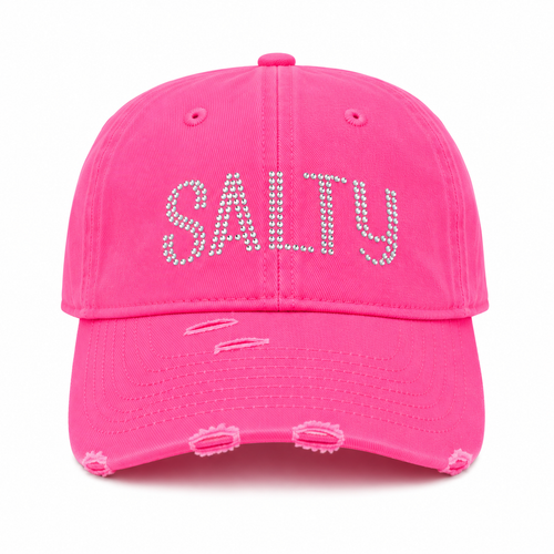 PINK BLING SALTY HAT