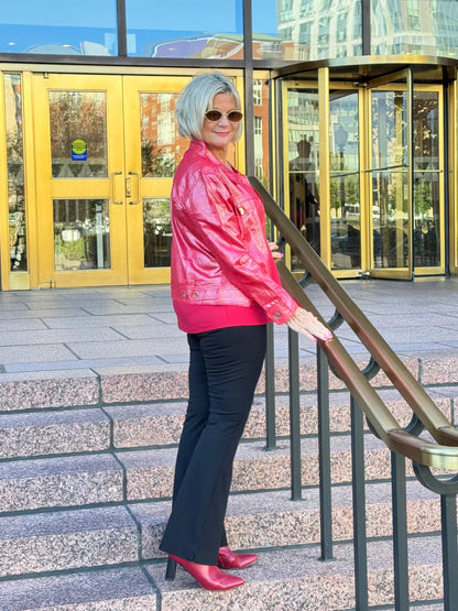 Red Metallic Jacket