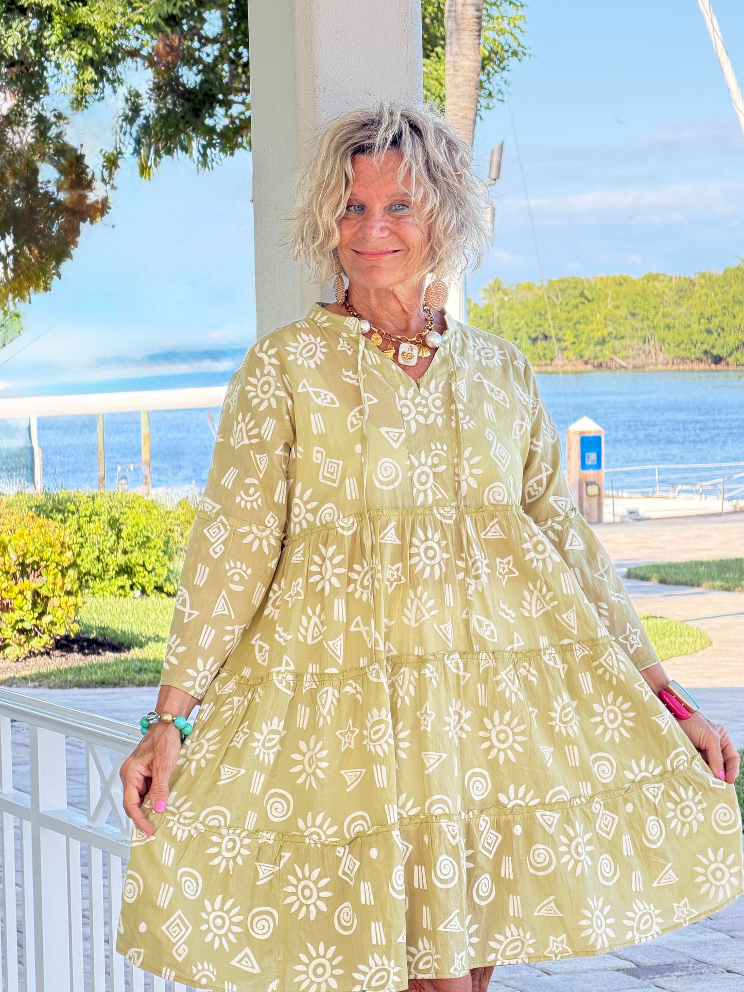 SOUTHERN CHARM COTTON DRESS