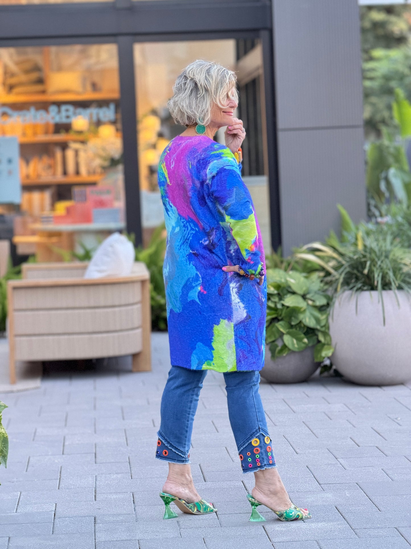 RIVER CRUISE BLUE CARDIGAN