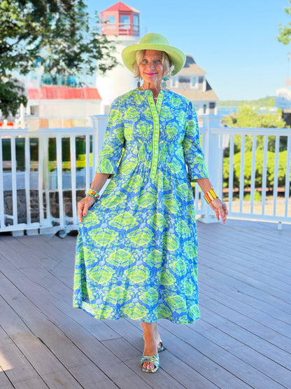 SEA GLASS TREASURE COLLAR MAXI