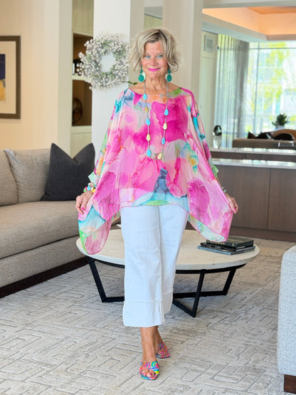 Sofia Zing Silk Kaftan