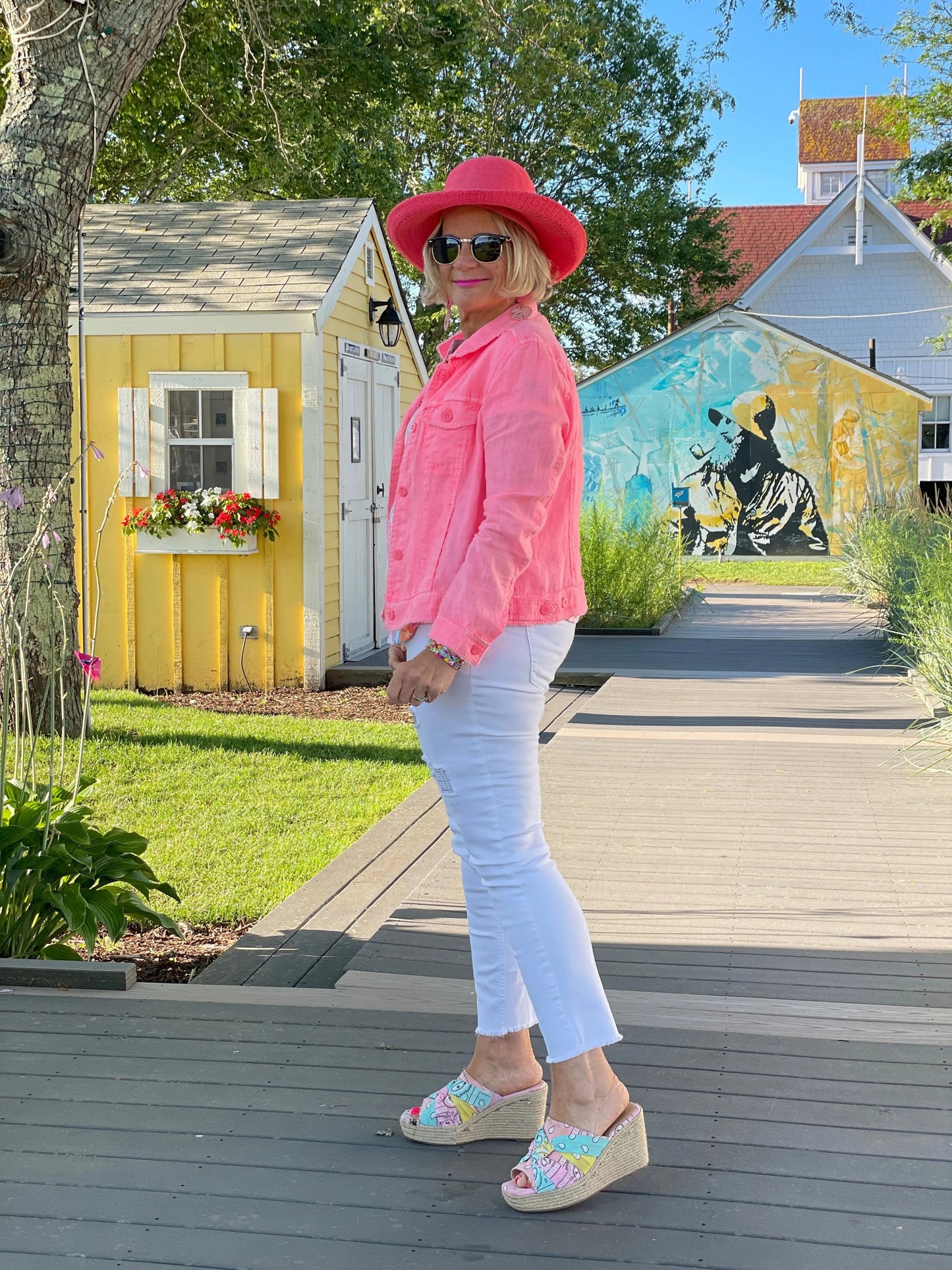 PALM BEACH GARDEN SHORT SLEEVE TOP