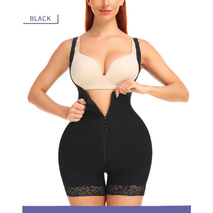 Butt lifter panty body shaping open crotch shapewear