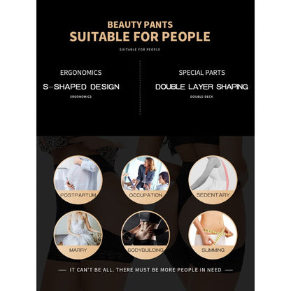 Butt lifter shapewear panty buttoned tummy tuck butt lift