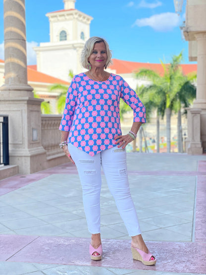 MEDALLION ASYMMETRIC TOP