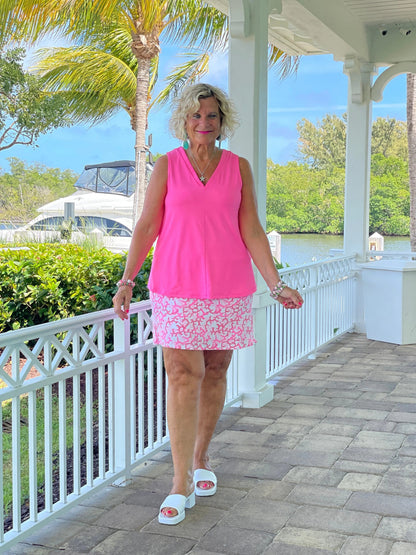 PINK REEF  SKORT